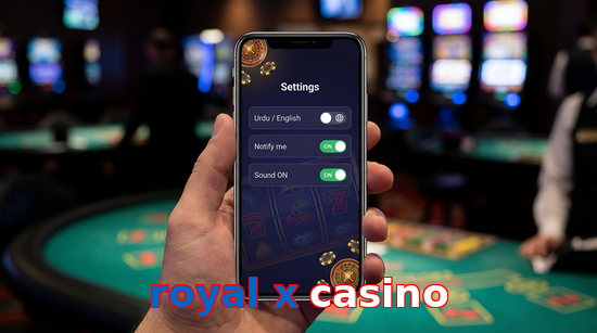 Game list for Royal X Casino app section