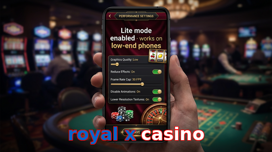 Payment and PKR controls in Royal X Casino
