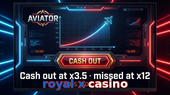 Game list for Royal X Casino aviator section