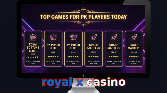 Payment and PKR controls in Royal X Casino