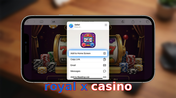 Game list for Royal X Casino ios section