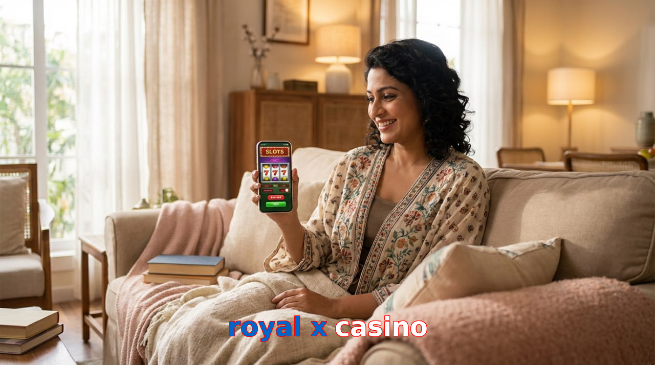 Main screen of Royal X Casino online page for PK players